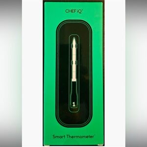 CHEF iQ Smart Thermometer - Hub & Ultra Thin 1 Probe - Black